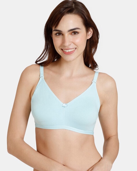 Buy Zivame Cotton Padded Non-Wired 3-4th Coverage T-Shirt Bra