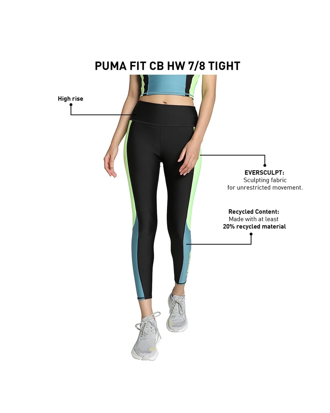 Buy PUMA Flourish XTG Leggings Cerise/Puma Black XL at