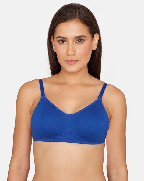 Basics Double Layered Non-Wired Non-Padded Full Coverage Backless Bra