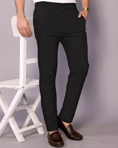 Buy Black Trousers & Pants for Women by DECHEN Online | Ajio.com