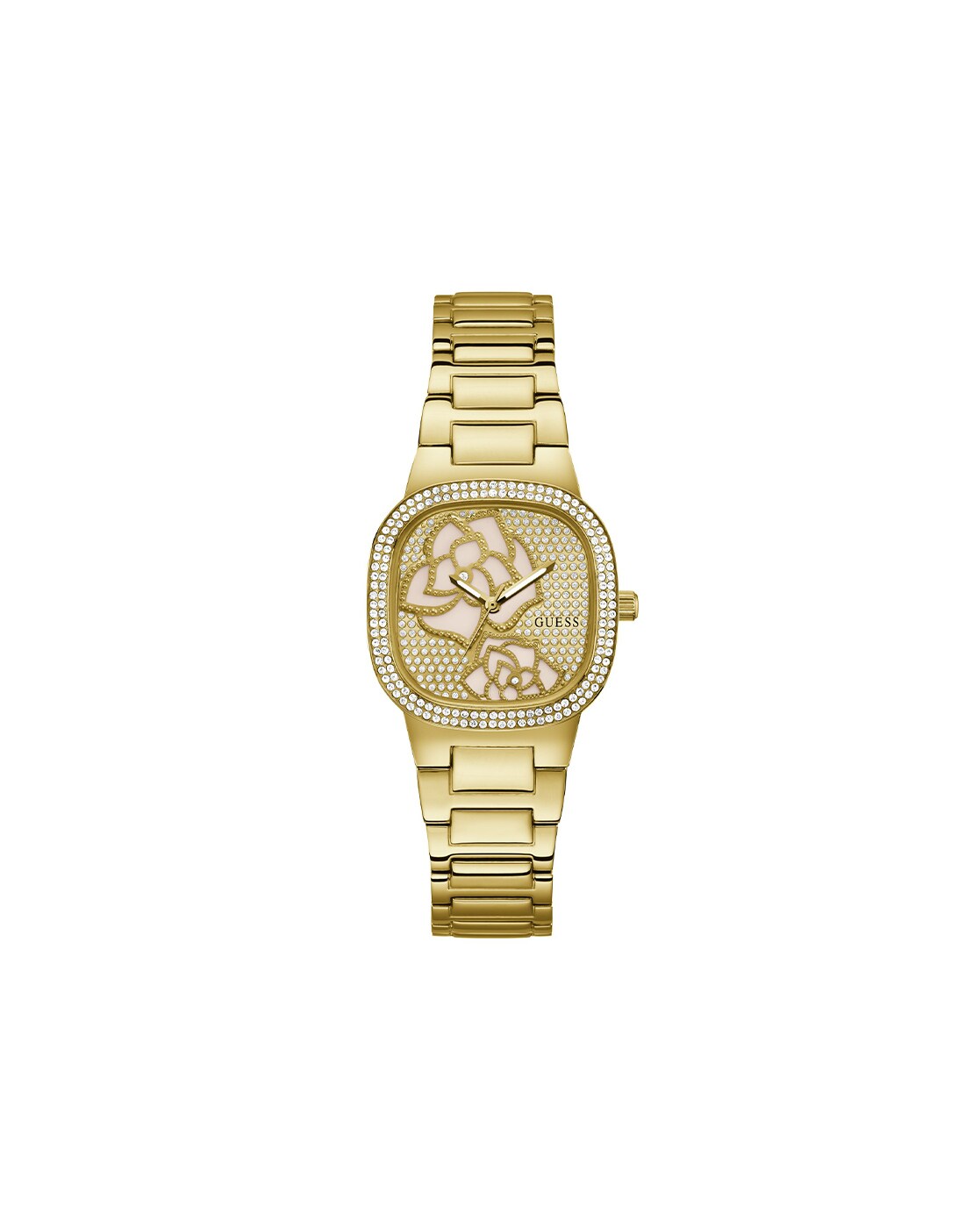 Guess Men's Gold Tone Multi-function Stainless Steel Watch GW0572G2