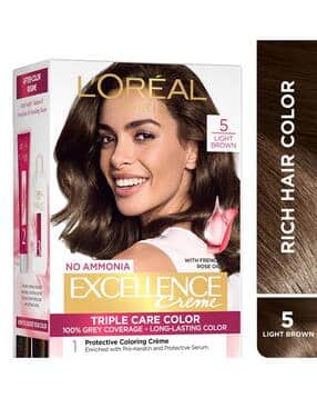 l'oreal paris Women Excellence Creme Hair Color - 5 Light Brown-picture-26