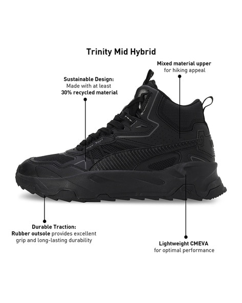 Trinity Mid Hybrid Lace Up Sneakers