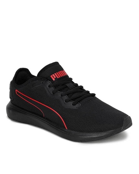 Puma red and black shoes sale