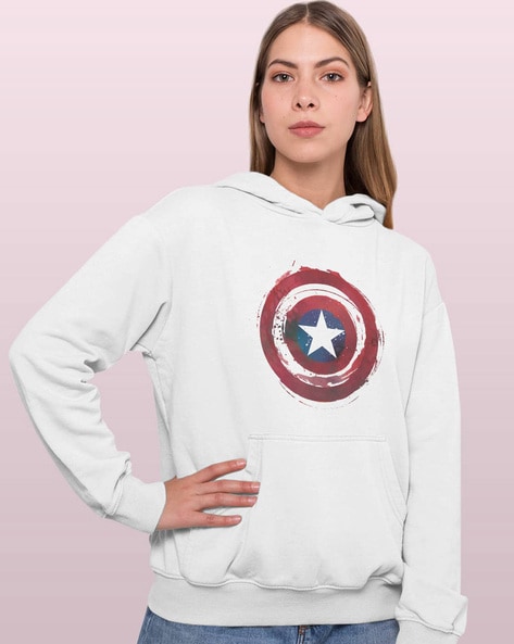 Captain america 2024 shield hoodie