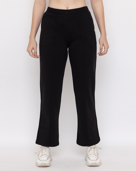 Buy Black Track Pants for Women by Femea Online