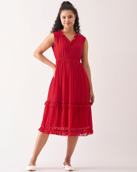 Buy Red Dresses for Women by AASK Online