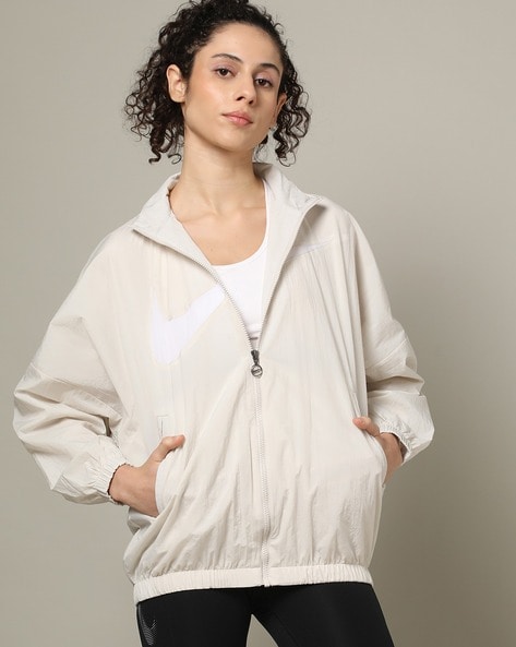 Buy White Jackets Coats for Women by NIKE Online Ajio