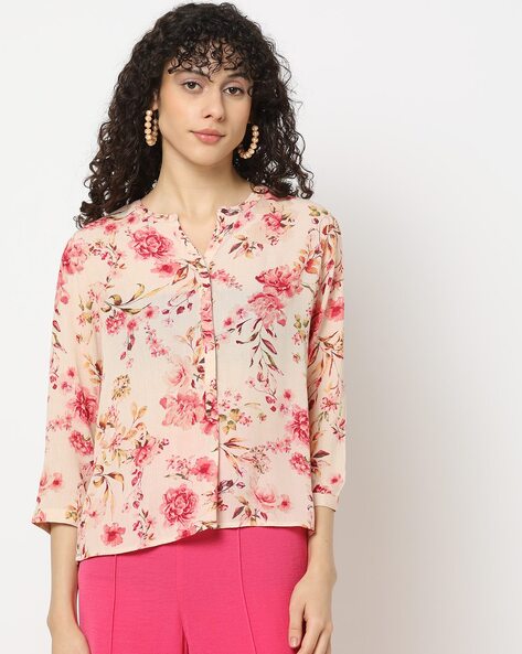 Buy Pink Tops for Women by Fig Online