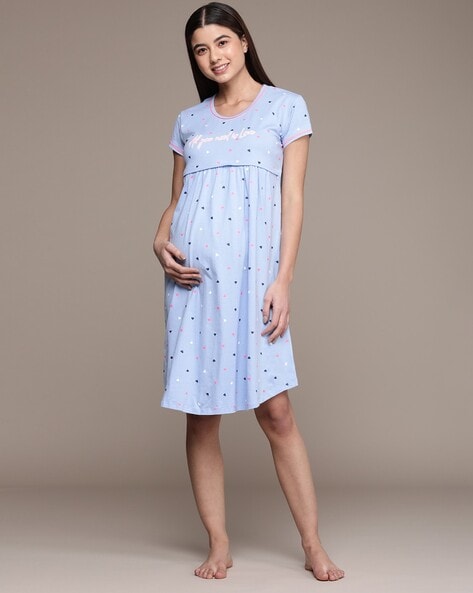 Buy Blue Nightshirts&Nighties for Women by BEEBELLE Online