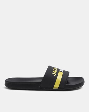 Buy Black Flip Flop Slippers for Men by Jack Jones Online