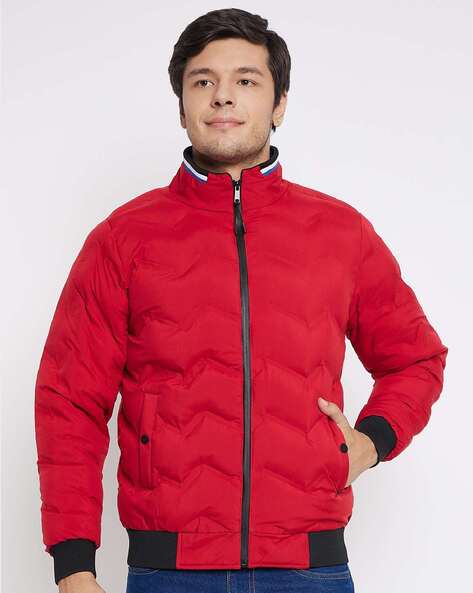 Buy United Colors Of Benetton Red Regular Fit Quilted Jacket for Mens  Online @ Tata CLiQ