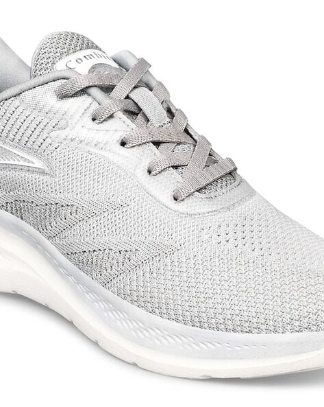 Round-Toe Sports Shoes with Lace Fastening