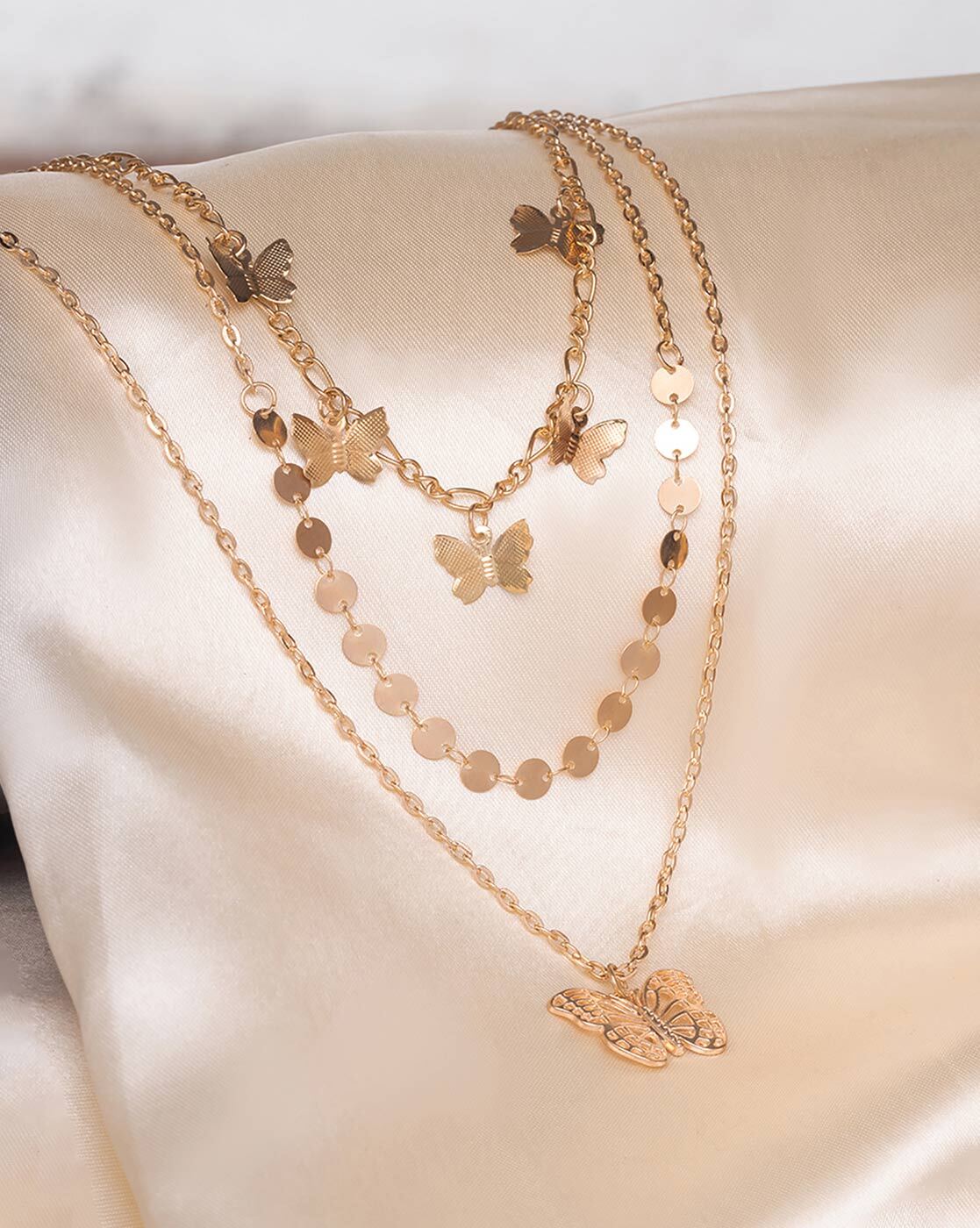 Buy Gold-Toned Necklaces & Pendants for Women by Ayesha Online