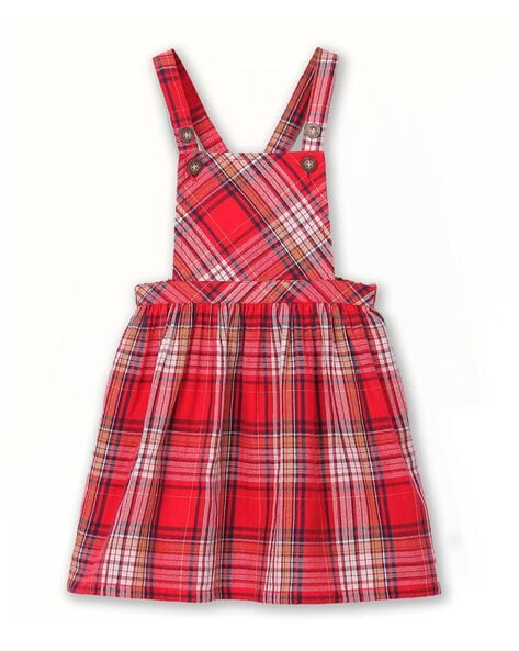 Beebay Girls Checked A-Line Dress