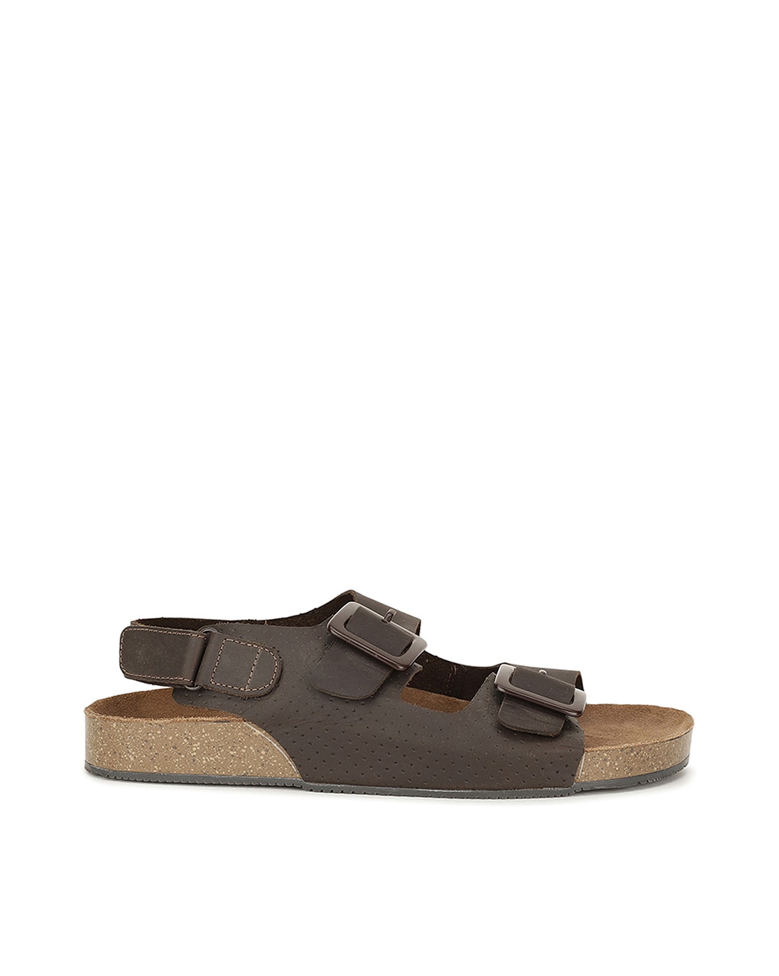 ARIZONA Men's Two-Strap Genuine Leather Footbed Sandals – Carvil Sandals