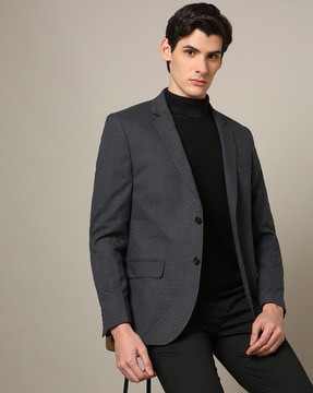 Grey and outlet black blazer mens