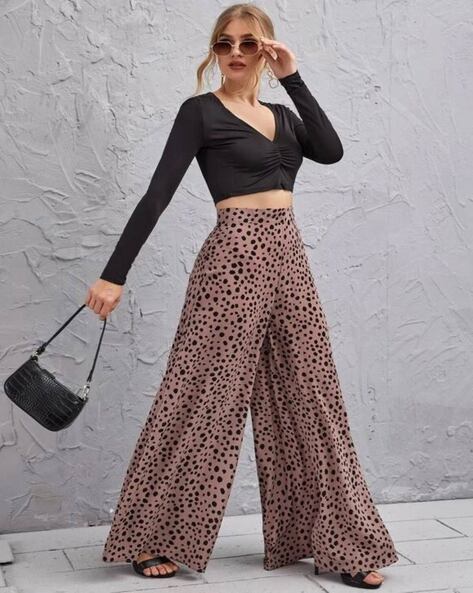 Buy Copper Trousers & Pants for Women by WUXI Online | Ajio.com