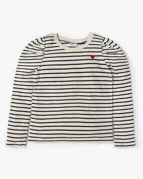gap kids Girls Striped Relaxed Fit Top-picture-31