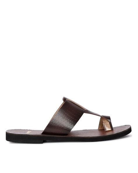 Bata Men's Tan Toe Ring Sandals - Price History