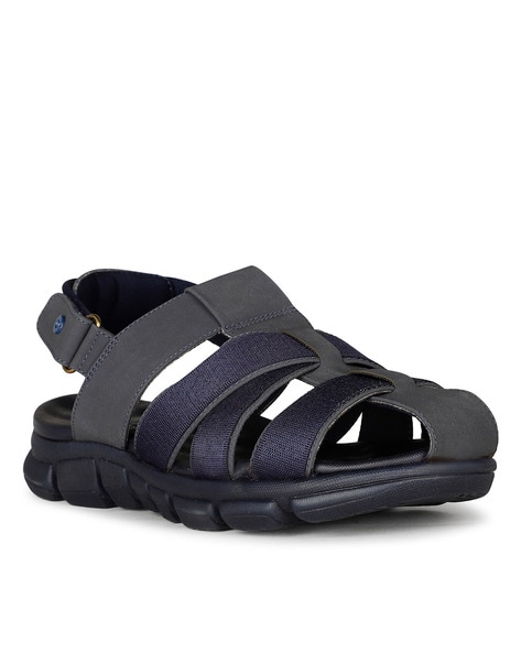 Comfortable Light and Dark Blue Sandals for Baby Boys