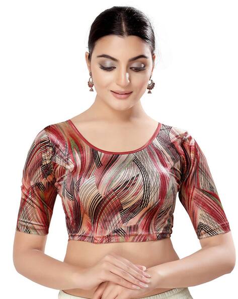 Buy Maroon Blouses for Women by SALWAR STUDIO Online