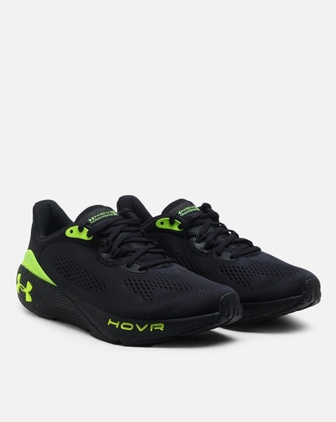 Under armour green clearance and black shoes