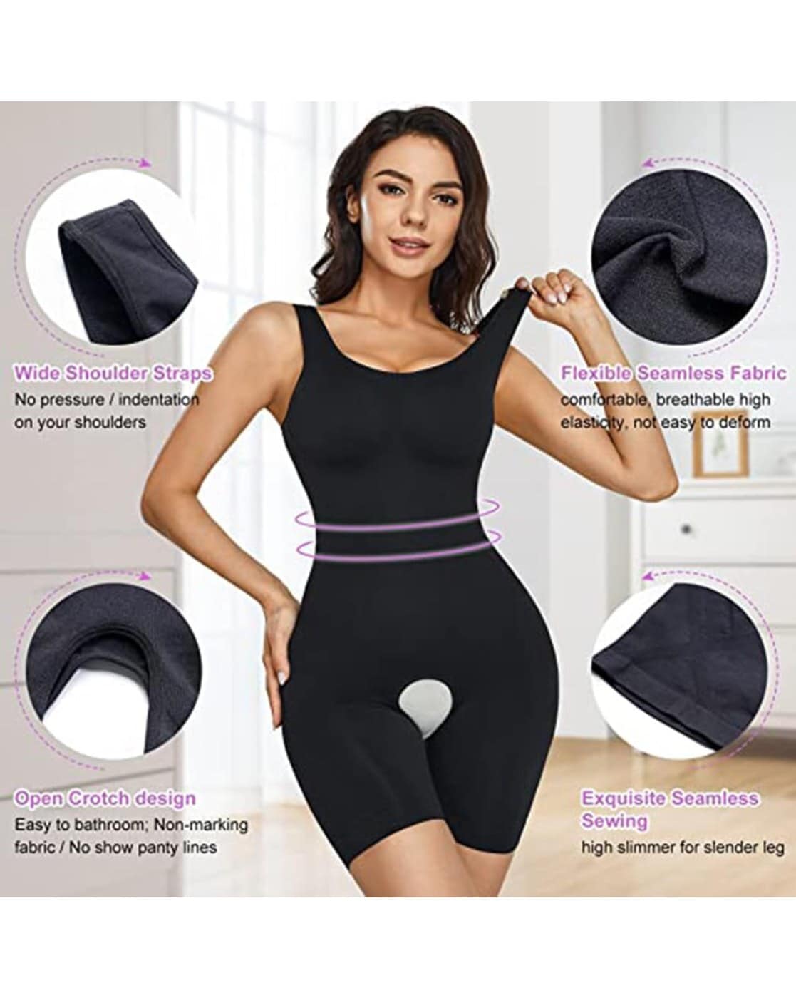 Buy Briafinz Women Cotton Lycra Full Body High Compression Body