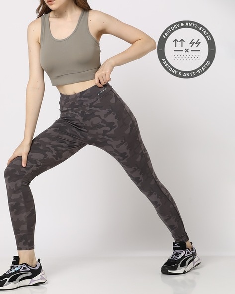 Reebok Women's Camo Print High Rise 7/8 Leggings with Side Pockets -  Walmart.com