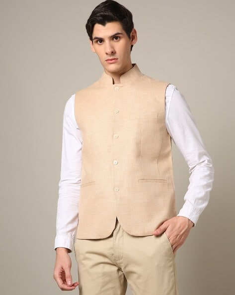 Khaki on sale waistcoat mens