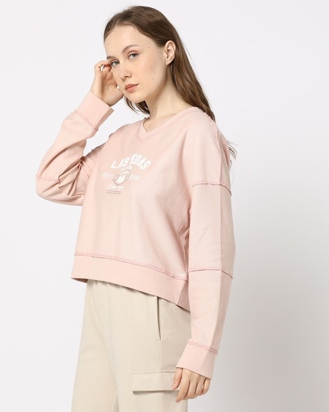 Buy Pink Sweatshirt & Hoodies for Women by Teamspirit Online