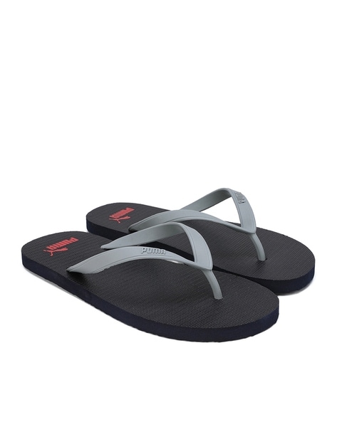 Puma grey hotsell flip flops