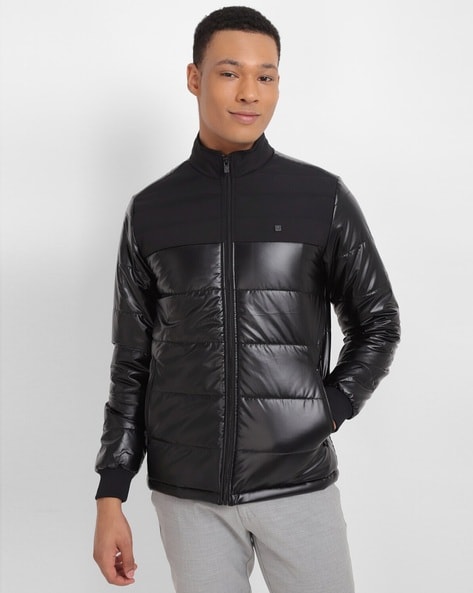 Buy Men Black Solid Full Sleeves Casual Jacket Online - 766538 | Allen Solly