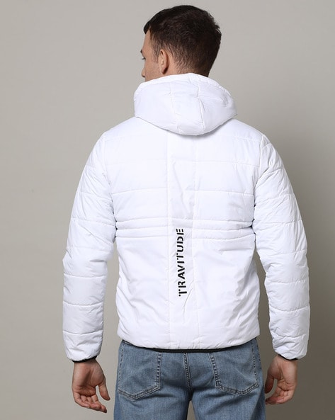 Spykar White Polyester Men Jacket - mjk02ba010white