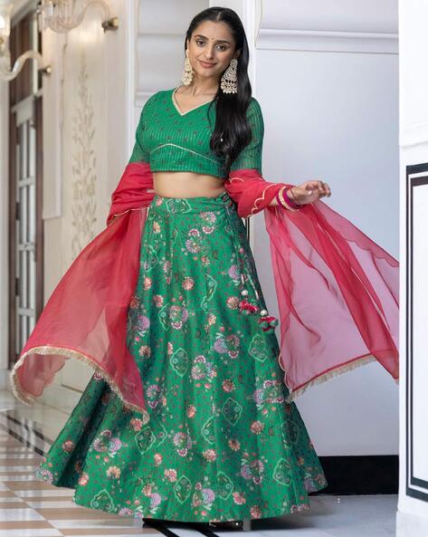 Photo of Light green and onion pink lehenga for mehendi | Wedding lehenga  designs, Indian outfits, Indian bridal outfits