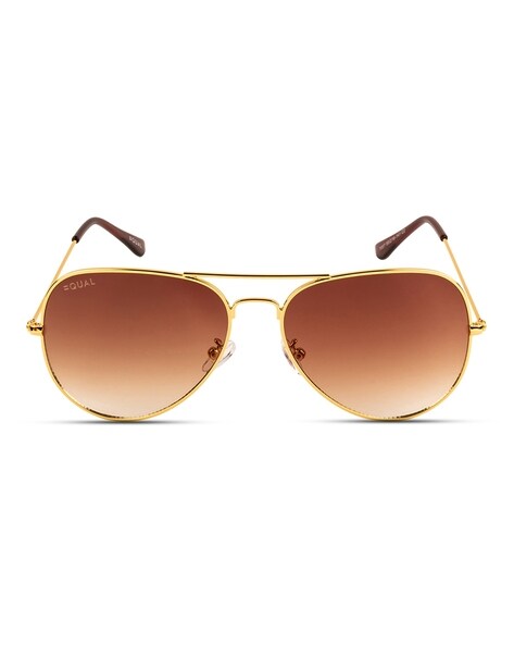 Mens gold store aviator sunglasses