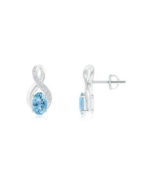 Infinity Earring Studs in White Gold – Five Star Jewelry Brokers