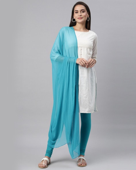 Buy Turquise Blue Leggings for Women by Twin Birds Online Ajio