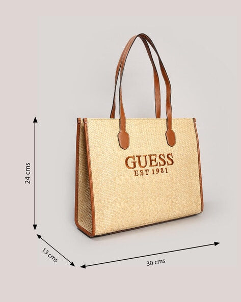 Guess canvas sale tote bag