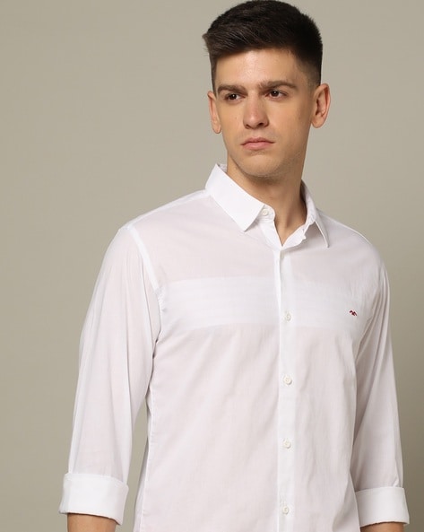 Men Cotton Slim Fit Shirt