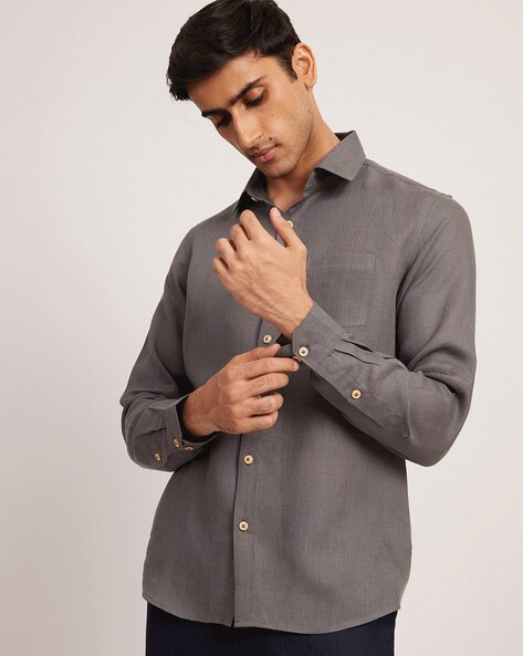 Buy Slate Grey Shirts for Men by Creatures of Habit Online