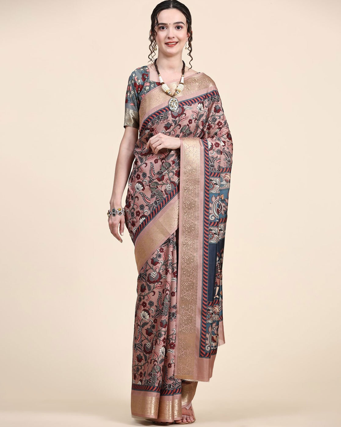 Buy Multicolored Sarees for Women by Indie Picks Online | Ajio.com