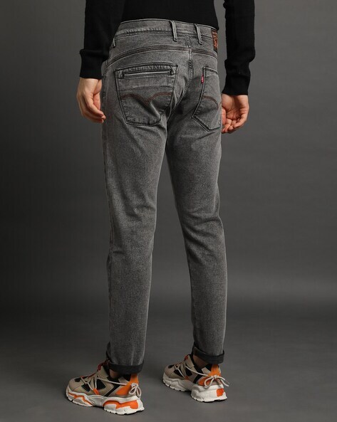 Levi's 512 slim taper jeans in grey wash