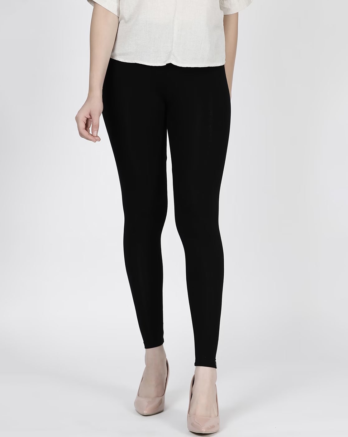 Buy online Women's Solid Ankle Length Leggings from Capris & Leggings for  Women by Manticore for ₹599 at 67% off | 2024 Limeroad.com