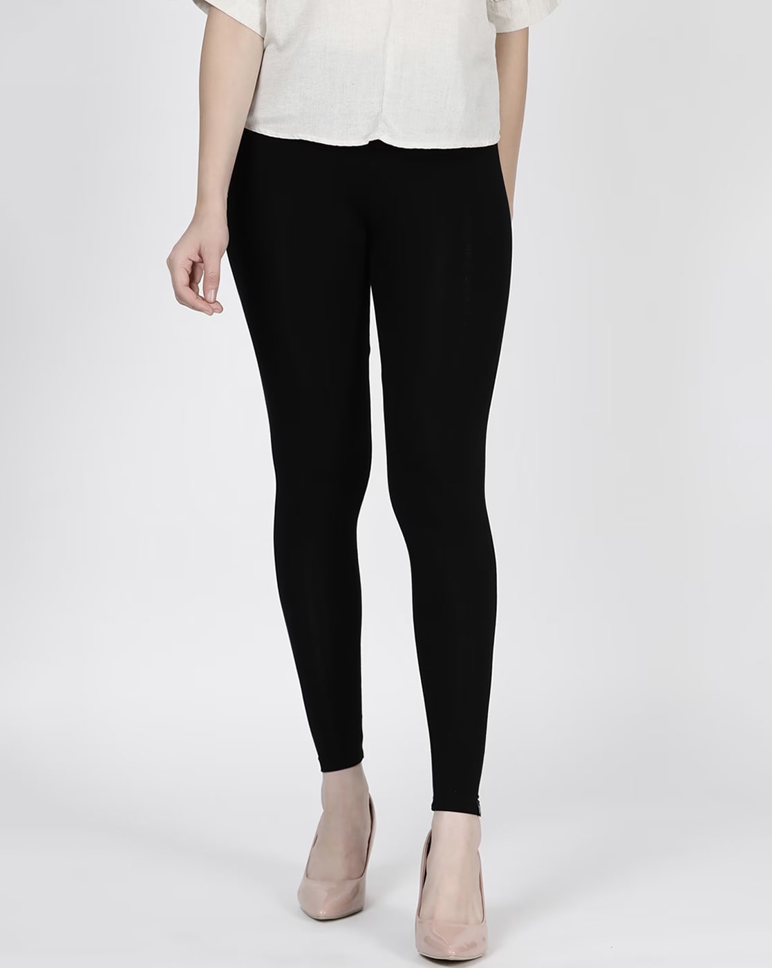 Buy White Leggings for Women by Twin Birds Online | Ajio.com