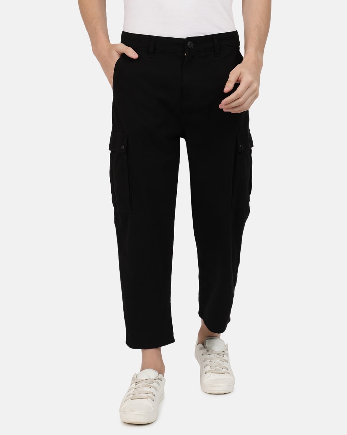 Buy Navy Trousers & Pants for Men by BENE KLEED Online