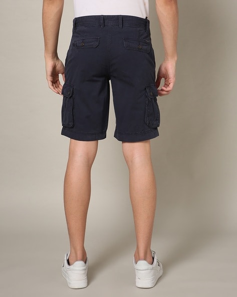 Men Regular Fit Cargo Shorts