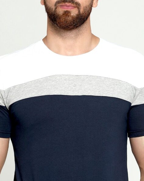 Buy Navy Blue Tshirts for Men by AUSK Online