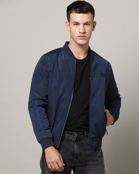 Gaastra Padded bomber jacket - 100% recycled nylon - Dark blue - Stateshop  Fashion