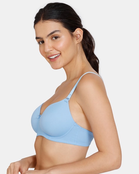 Buy Jockey Single Layered Non-Wired 3/4Th Coverage Super Support Bra -  White at Rs.799 online